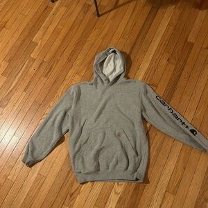 Carhartt Loose-Fit Midweight Logo Hoodie for Men